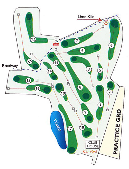 Portumna Golf Club Course Layout